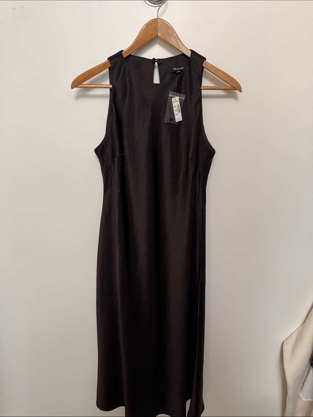 Madewell Sleeveless Brown Midi Dress 2P